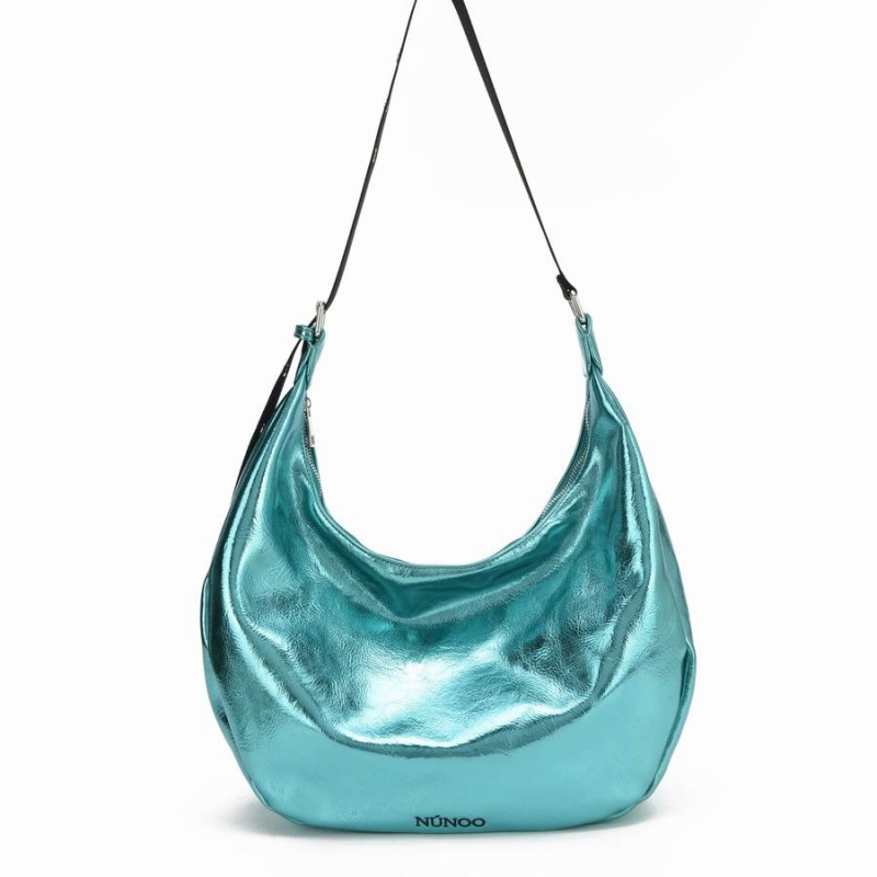 Women\'s Núnoo Stella Recycled Cool Shoulder Bags Light Blue | DUG7425SZ